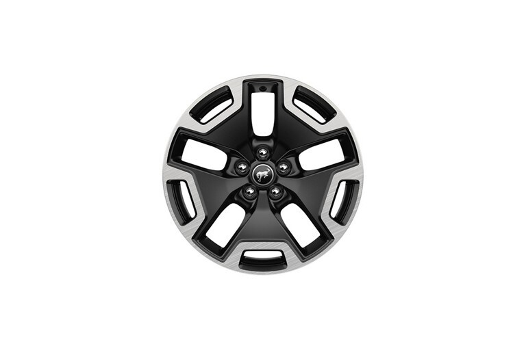 2023 Ford Bronco® Sport 18" Ebony Black-Painted Machined Face Aluminum Wheel