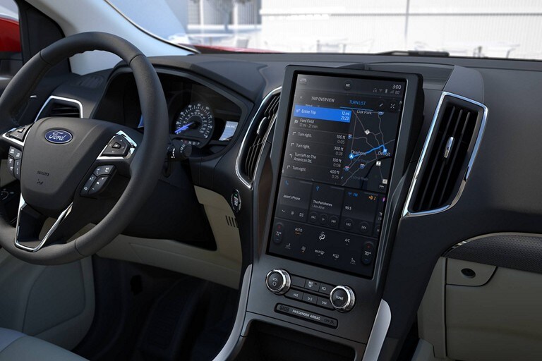 Close-up of SYNC® 4A touchscreen