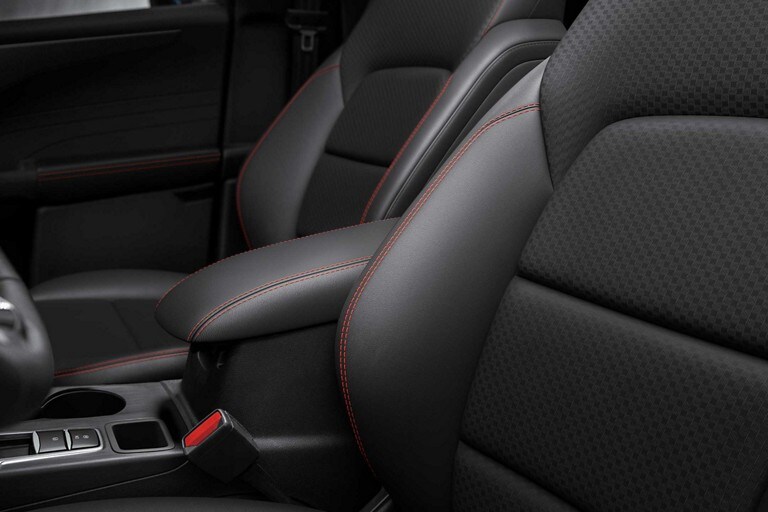 2023 Ford Escape® interior with ActiveX™-trimmed seats in Ebony