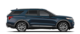 2023 Ford Explorer® Platinum in Stone Blue