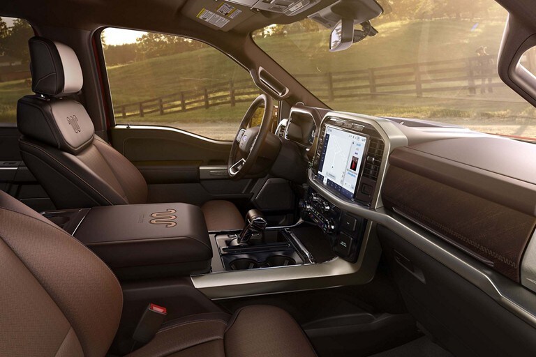 2023 Ford F-150® King Ranch™ leather-trimmed seating