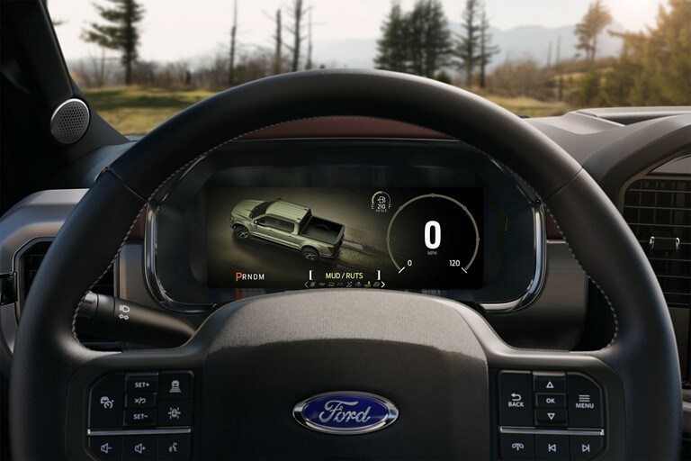 Close-up of the 12-inch Digital Productivity Screen
