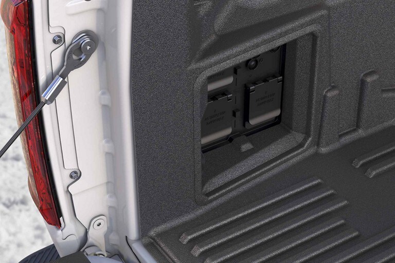 Close-up of the Pro Power Onboard outlet