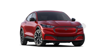 2024 Ford Mustang Mach-E® shown in Rapid Red