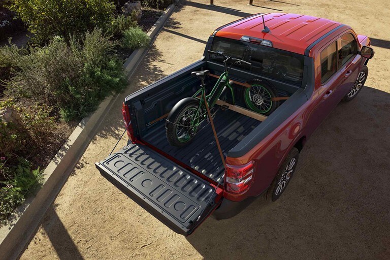 FLEXBED™ on 2023 Ford Maverick® LARIAT truck in Hot Pepper