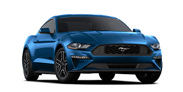 2023 Ford Mustang® EcoBoost® Premium Fastback shown in Atlas Blue