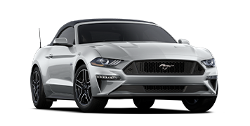 2023 Ford Mustang® GT Premium Convertible shown in Iconic Silver