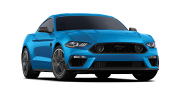 2023 Ford Mustang® Mach 1® shown in Grabber Blue