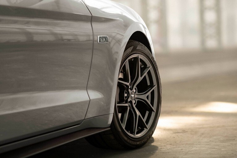 A 2023 Ford Mustang® model front wheel