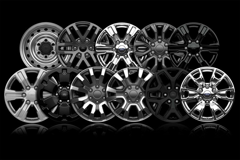 2023 Ford Ranger® selection of eight various and stylish wheels