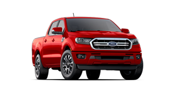 2023 Ford Ranger® LARIAT shown in Race Red