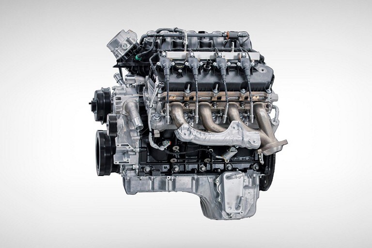 The 6.8 litre gas V8 engine