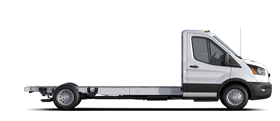 2025 Ford Transit® Chassis Cab shown in Oxford White