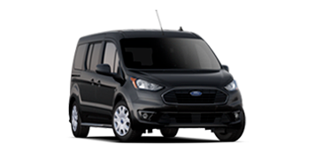 2023 Ford Transit Connect Commercial XLT Passenger Wagon shown in Agate Black