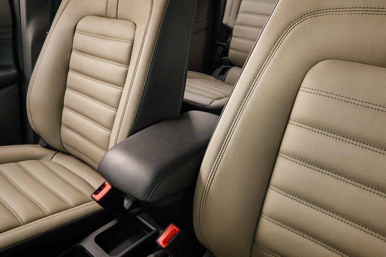 Available leather-trimmed power six-way driver seat