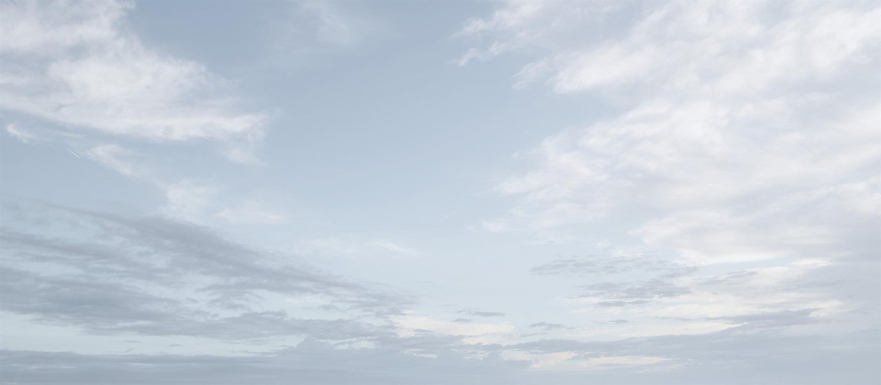 A grey and cloudy sky