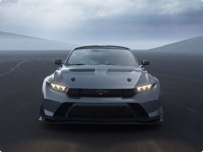 Front view of a Mustang® GTD