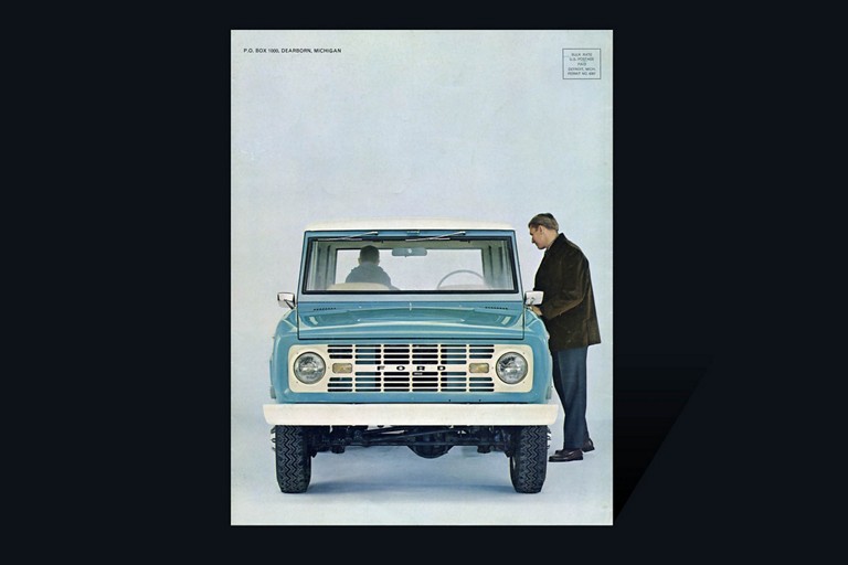 cover of 1968 Ford Bronco vehicle brochure