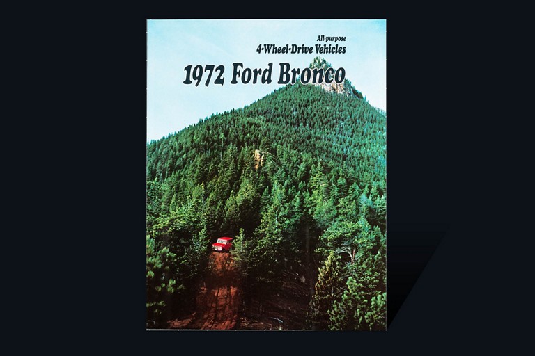 cover of 1972 Ford Bronco vehicle brochure