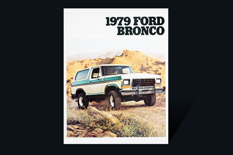 cover of 1979 Ford Bronco vehicle brochure