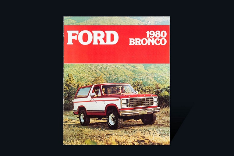 cover of 19 80 Ford Bronco vehicle brochure