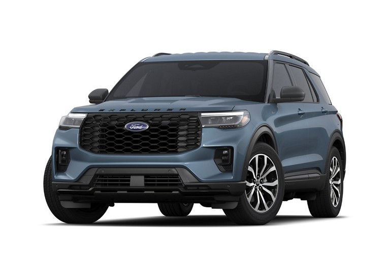 Ford Explorer in blue