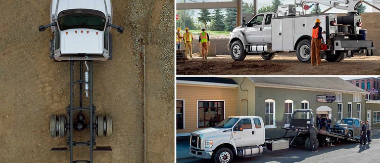 2025 Ford Medium Duty Regular Cab and F-750 and F-650 SuperCab all in Oxford White