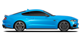 2023 Ford Mustang® Mach 1® shown in Grabber Blue