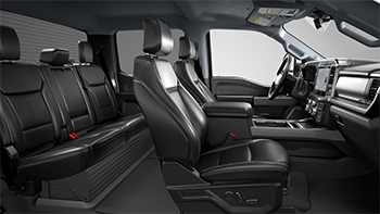 Front ActiveX® Trimmed Seats 40/Console/40 – Black Onyx