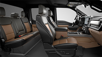 Front ActiveX® Trimmed Seats 40/Console/40 – Baja