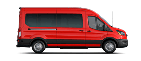 2023 Ford Transit Cargo Van in Race Red