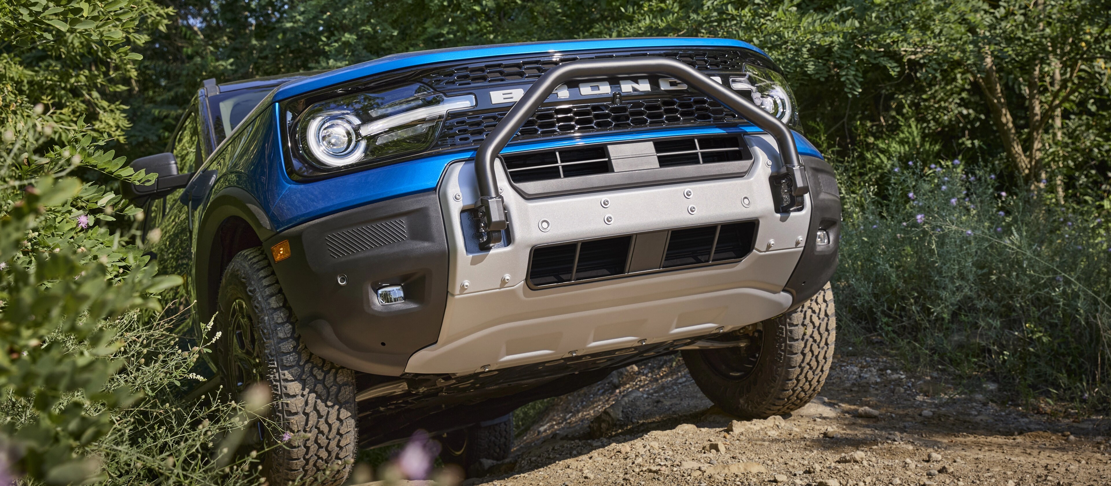 2025 Ford Bronco Sport® parked with front brush guard
