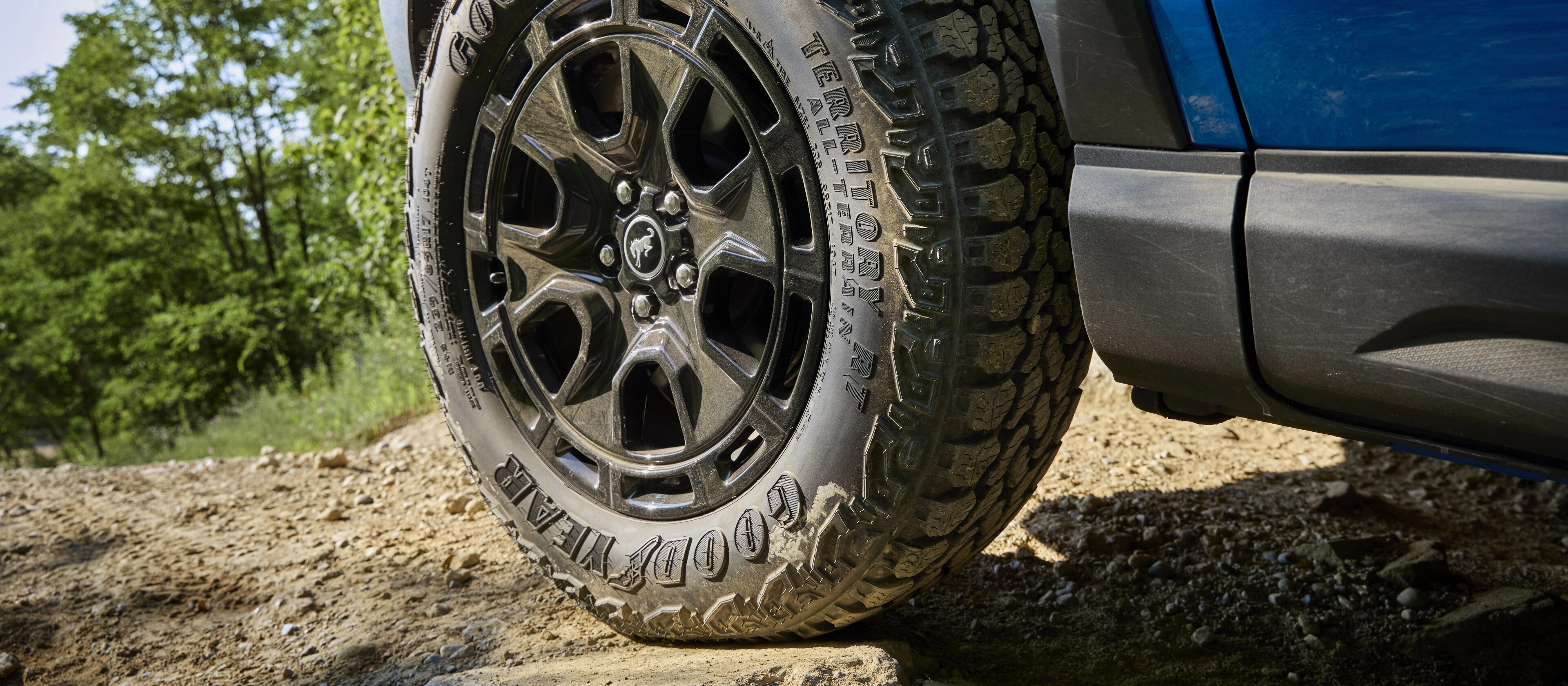 2025 Ford Bronco Sport® tire and black wheel