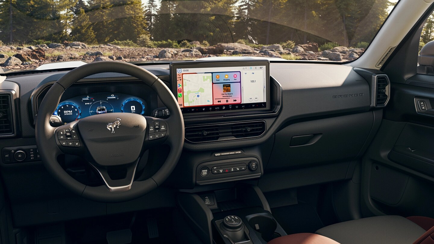 2025 Ford Bronco Sport® interior with digital instrument panel