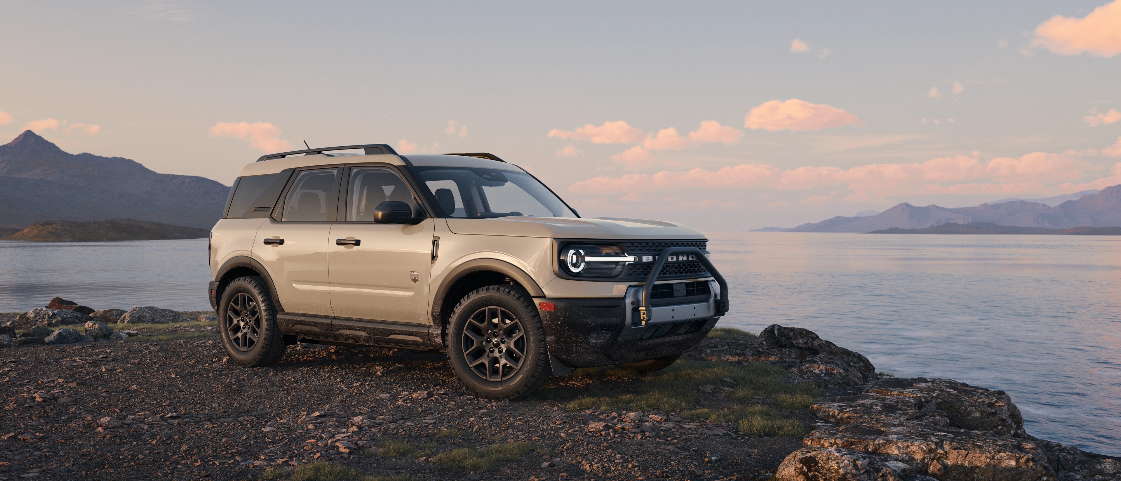 2025 Ford Bronco Sport® parked near a lake
