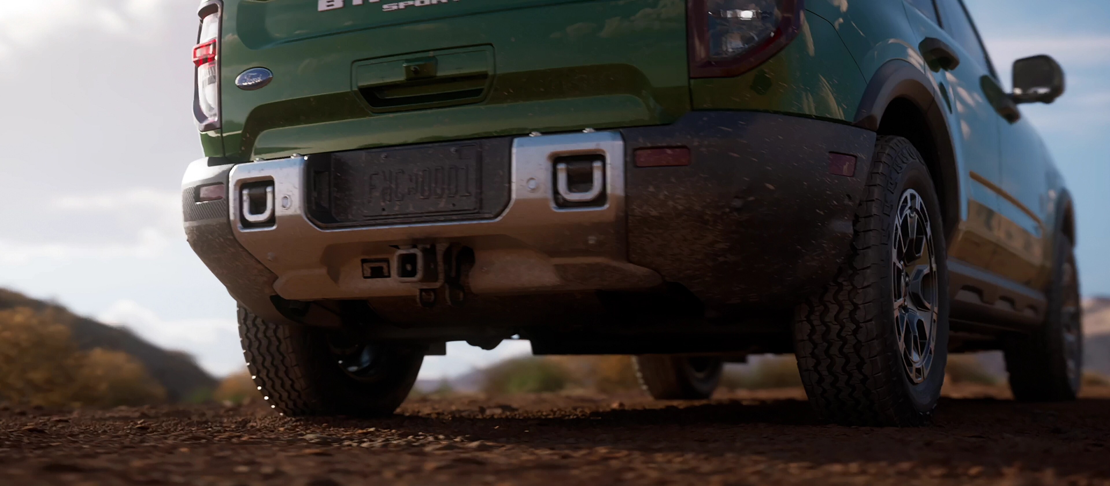 2025 Ford Bronco Sport® parked with the steel plated bumper