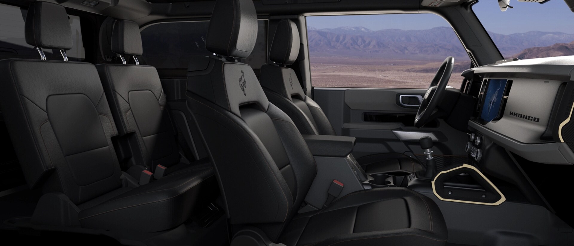 The interior of a 2025 Ford Bronco® Badlands® SUV