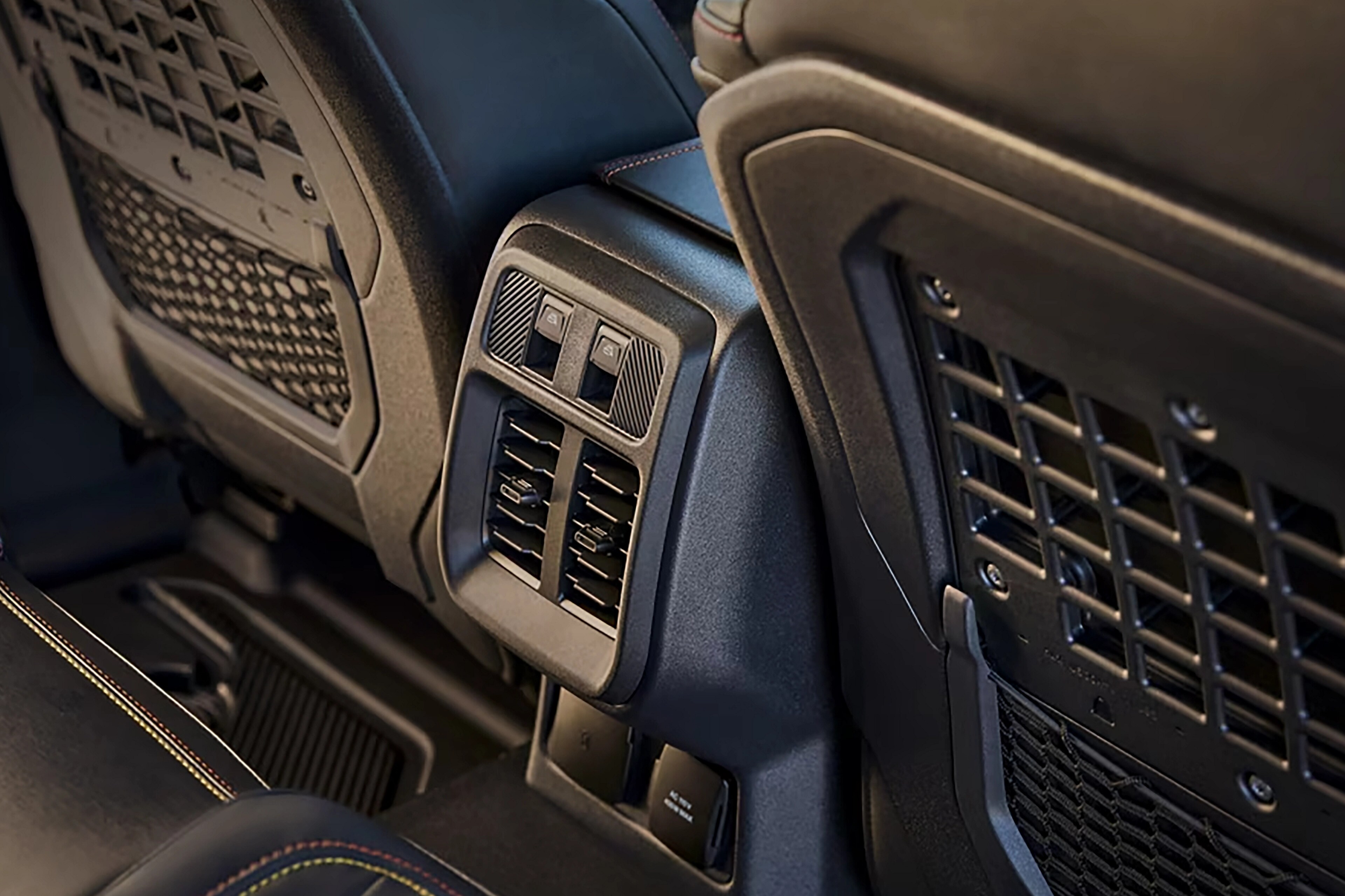 A close-up of the rear-seat vents in a 2025 Ford Bronco® SUV