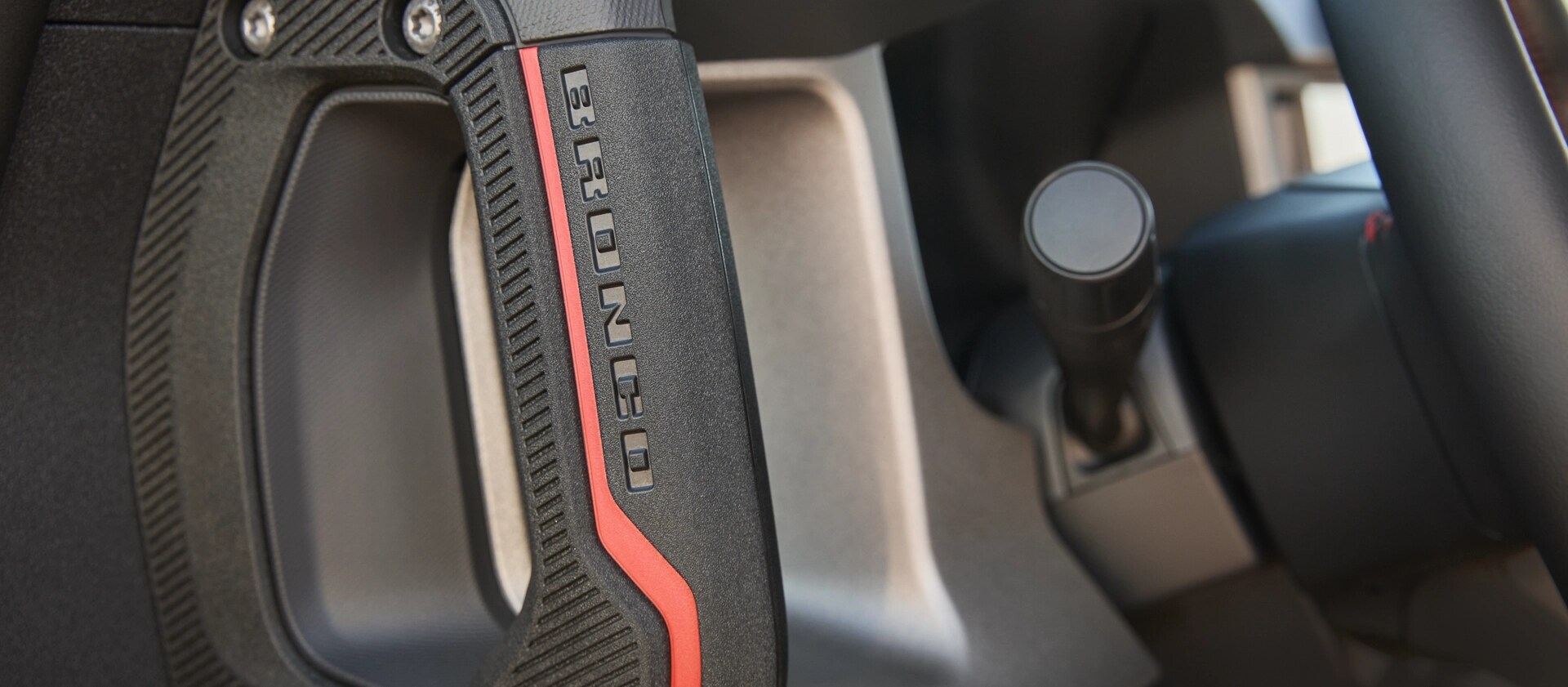 A close-up of the grab handles on a 2025 Ford Bronco® SUV