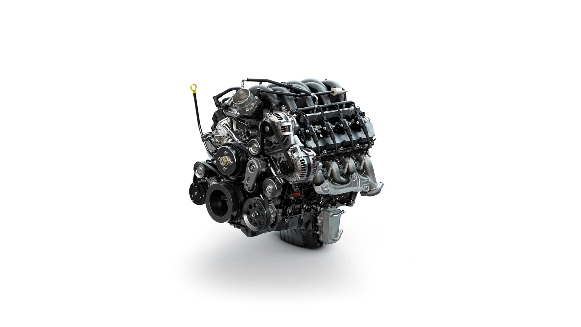 A 2026 Ford Super Duty® Chassis Cab 7.3L OHV PFI Gas V8 engine