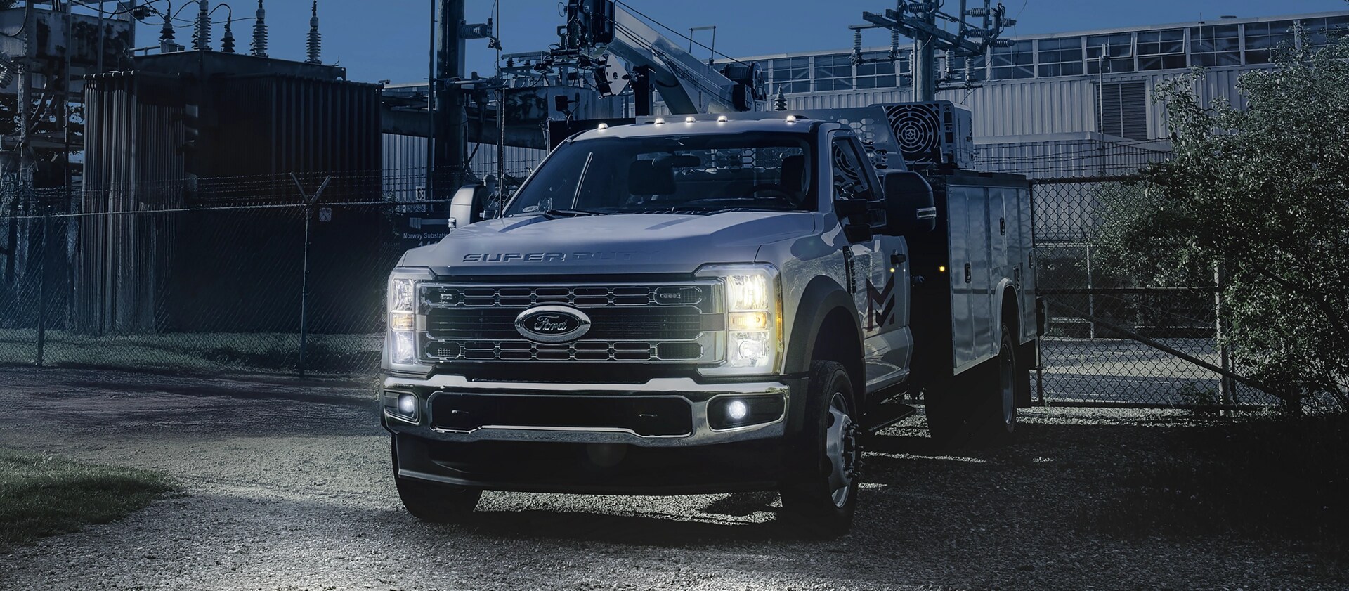 A 2026 Ford Super Duty® Chassis Cab with the Propane Package