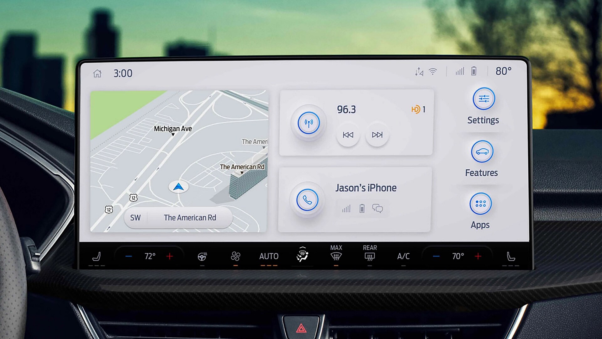 Available 13.2" centre display in the 2026 Ford Escape® SUV