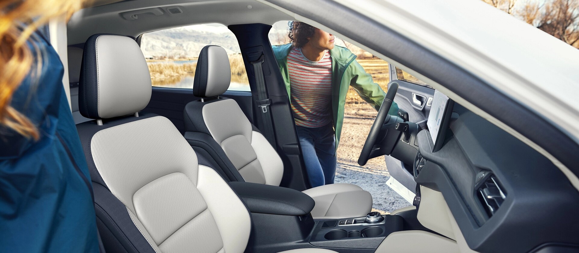 Front seats of a 2026 Ford Escape® SUV