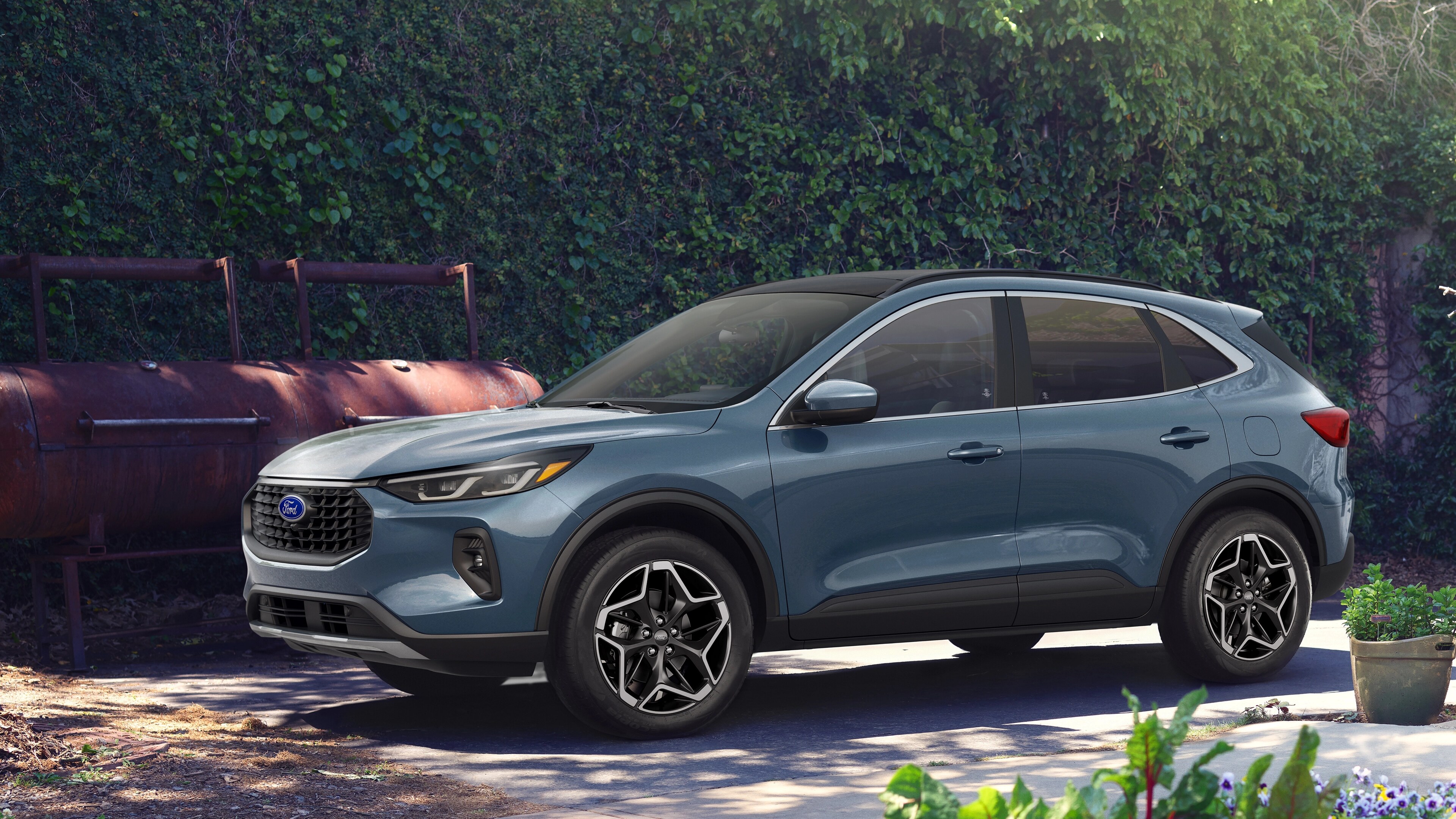 2026 Ford Escape® Platinum model parked in a driveway