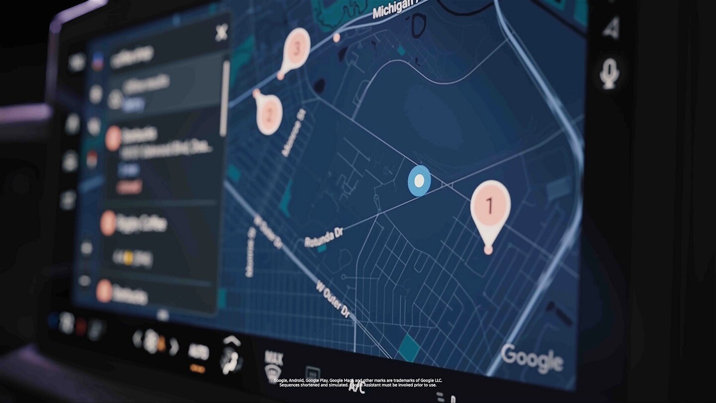 The Ford Digital Experience displayed on screens