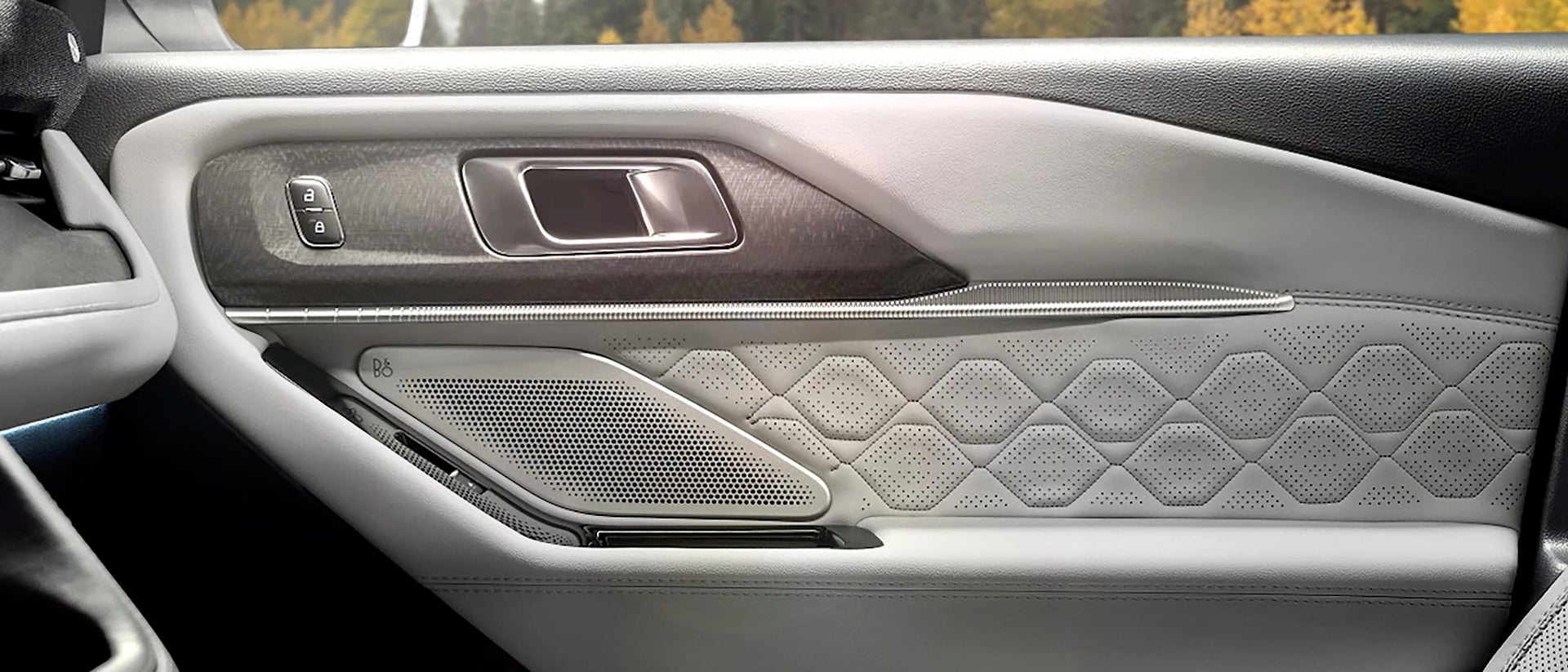2025 Ford Explorer® Platinum® interior door