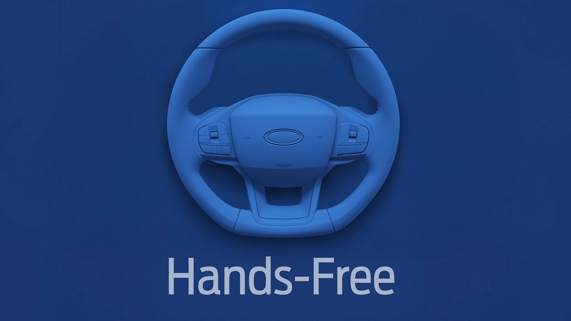 An illustration of the "Hands-Free" icon that shows when BlueCruise is active