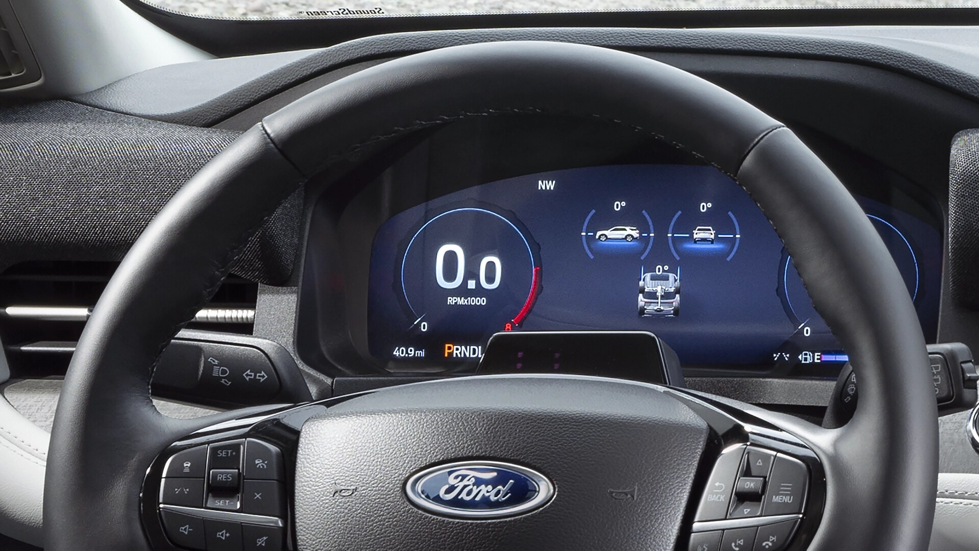 The instrument cluster on a 2026 Ford Explorer® SUV