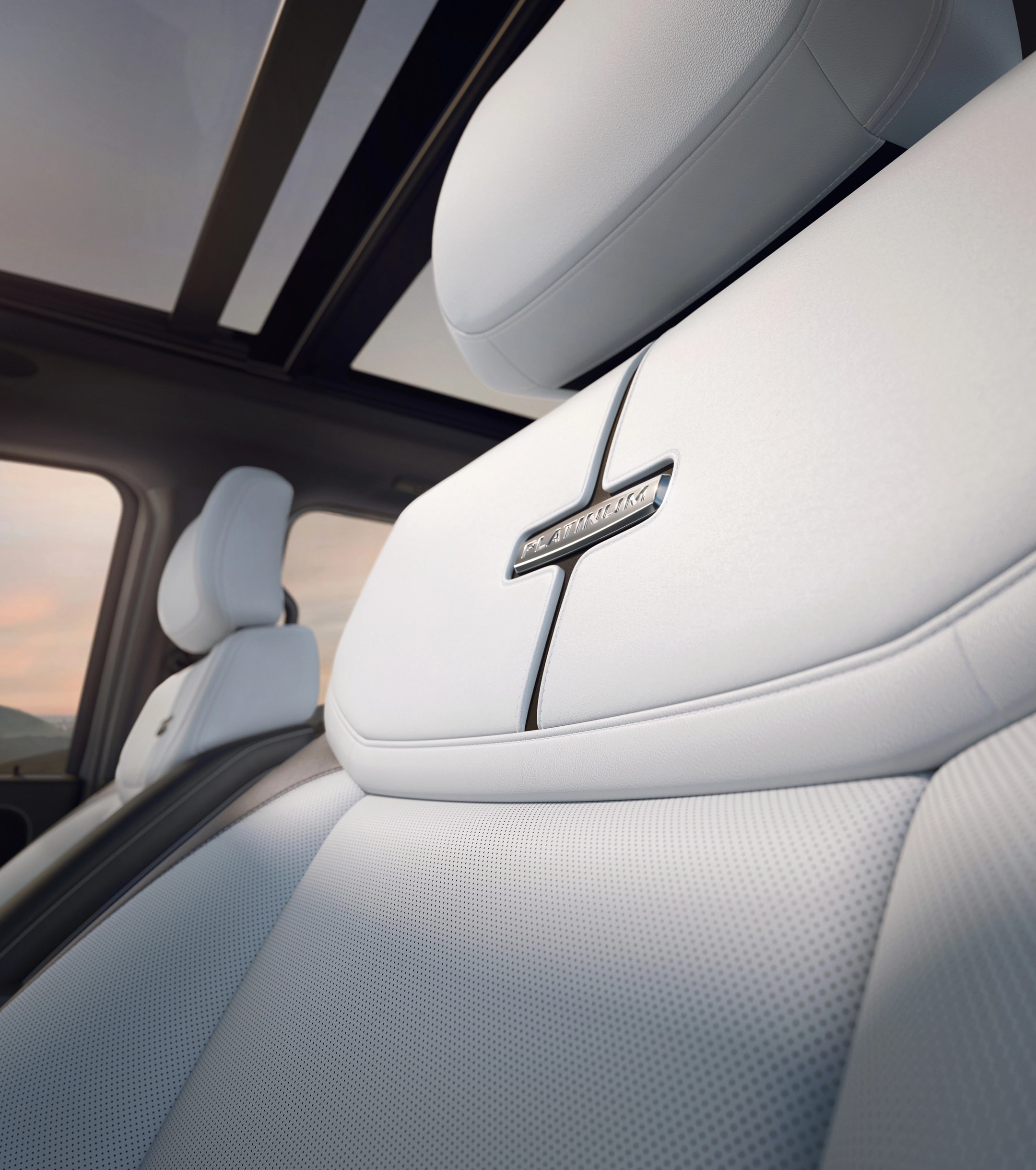 A close-up of an ActiveX® trimmed seating surface on a 2025 Ford F-150® Lightning® pickup