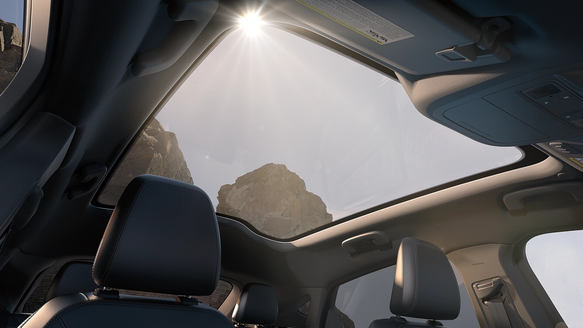 Panoramic vista roof in the 2025 Ford Mustang Mach-E® 